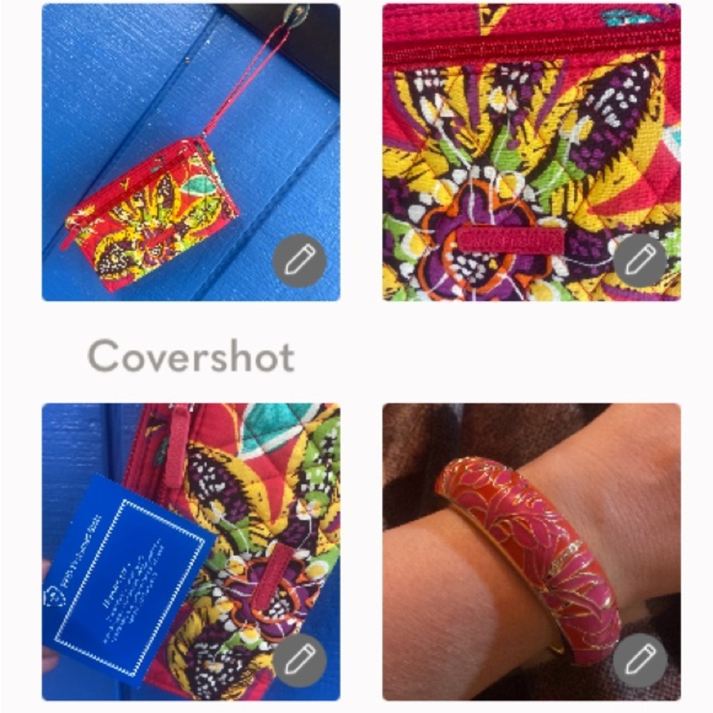NEW Vera Bradley RFID Protection Wristlet+Tommy Bahama💕Bangle 2.5”